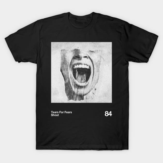 Tears For Fears - Shout || Classic BW 90s T-Shirt by solutesoltey